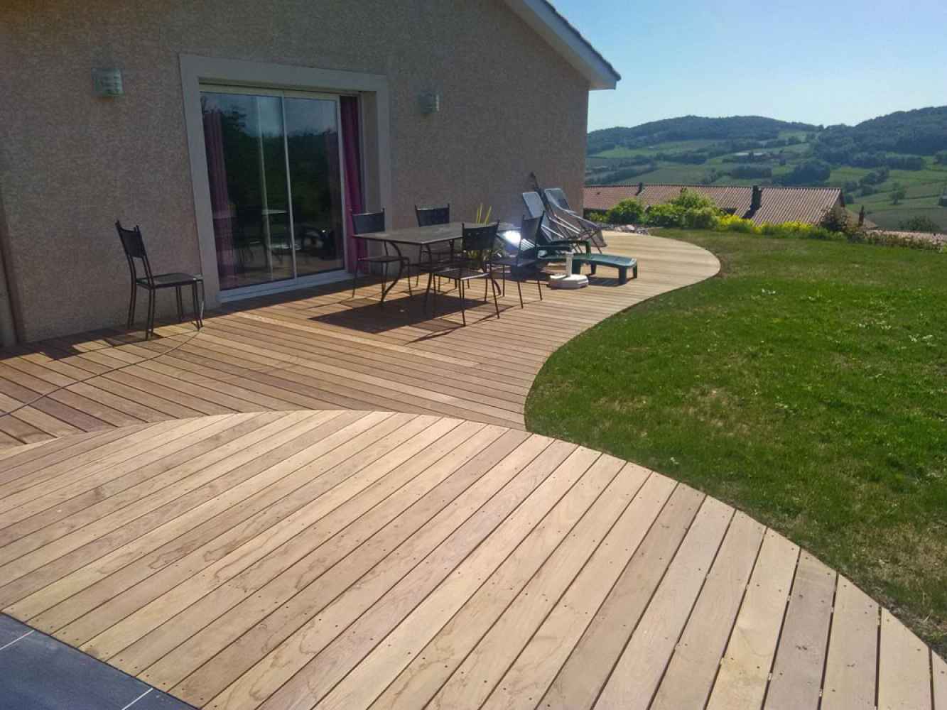 terrasse plancher bois exotique ipé